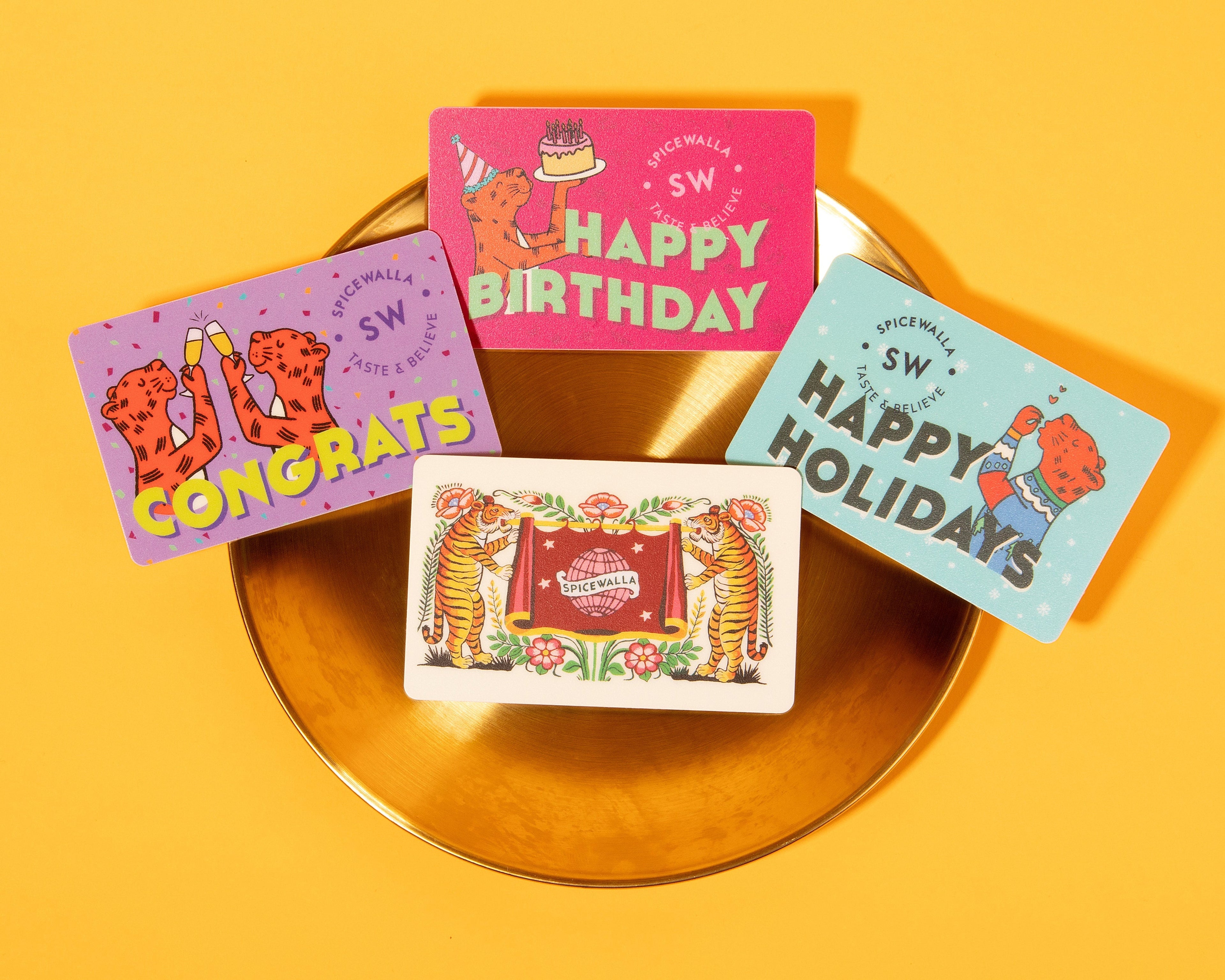 Happy Holidays Gift Card - Physical V7