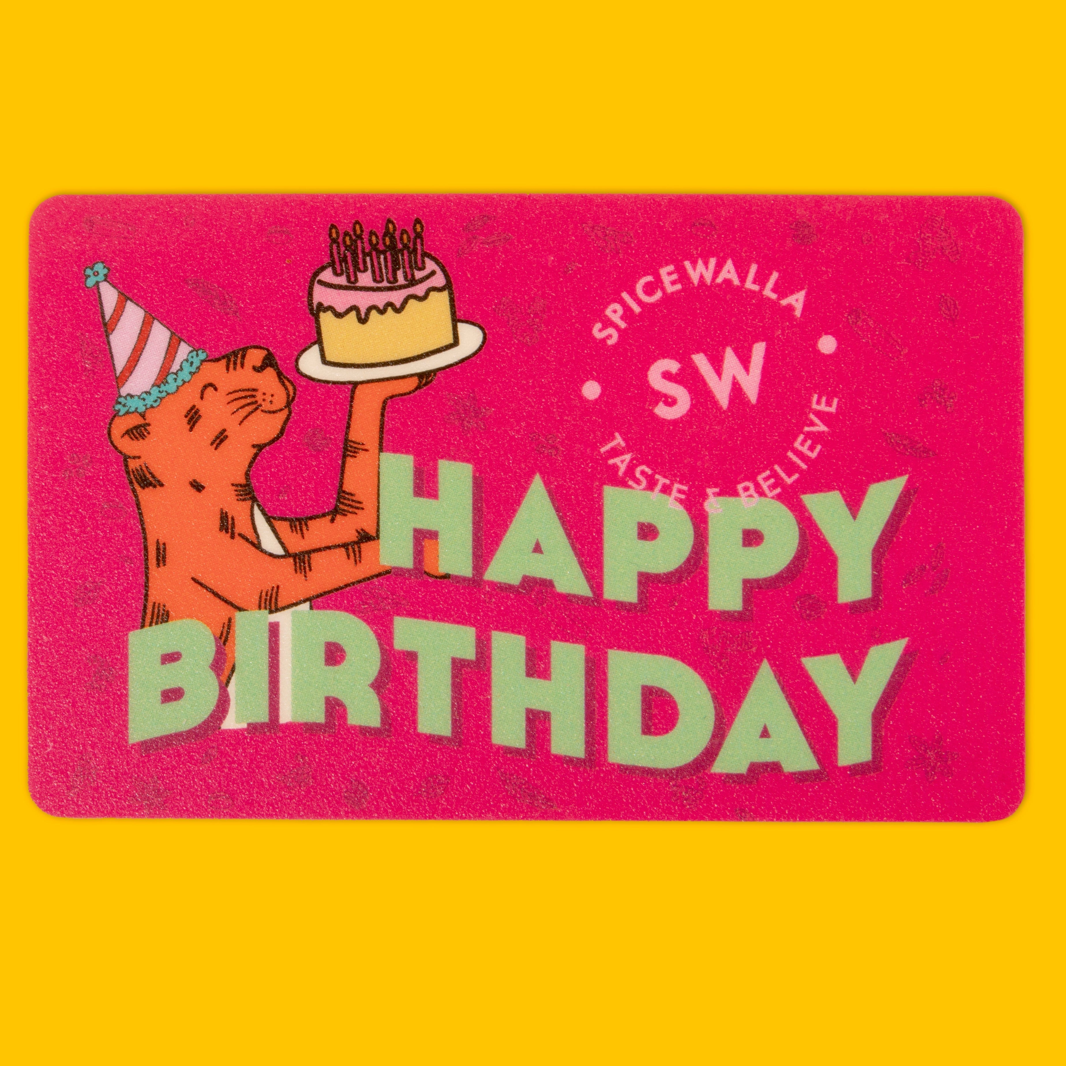 Happy Birthday Gift Card - Physical T4