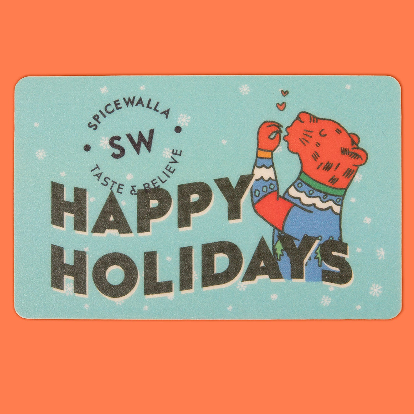 Happy Holidays Gift Card - Physical V7