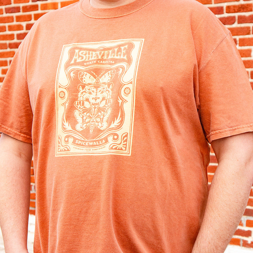 Spicewalla T-shirt in Orange/Yam